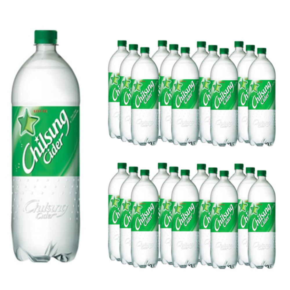 롯데 칠성 사이다 1.8L 24병 : 청화마트