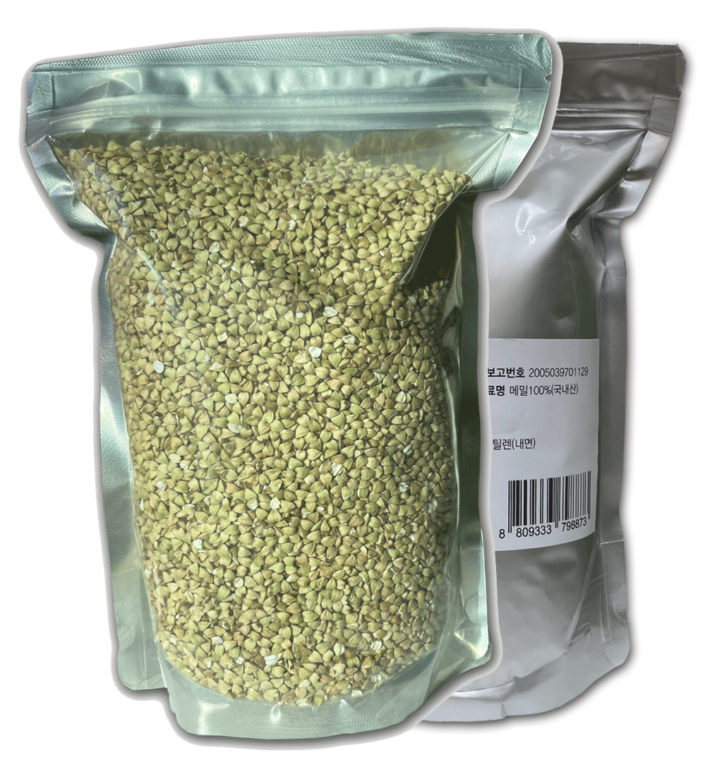 국산 봉평 메밀쌀 국산메밀 100% 1kg : 봉평메밀본가