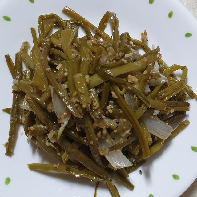 데친 고구마줄기 600g 삶은 고구마순 (급냉) : 해남오현숙