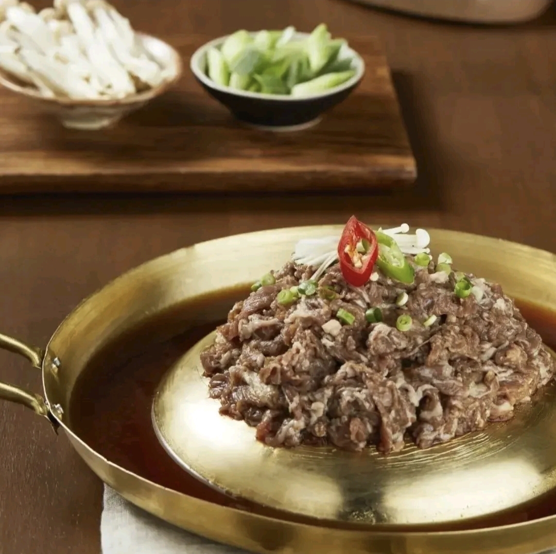소불고기 전골 밀키트 안동한우 캠핑음식 600g : 안동회관불고기