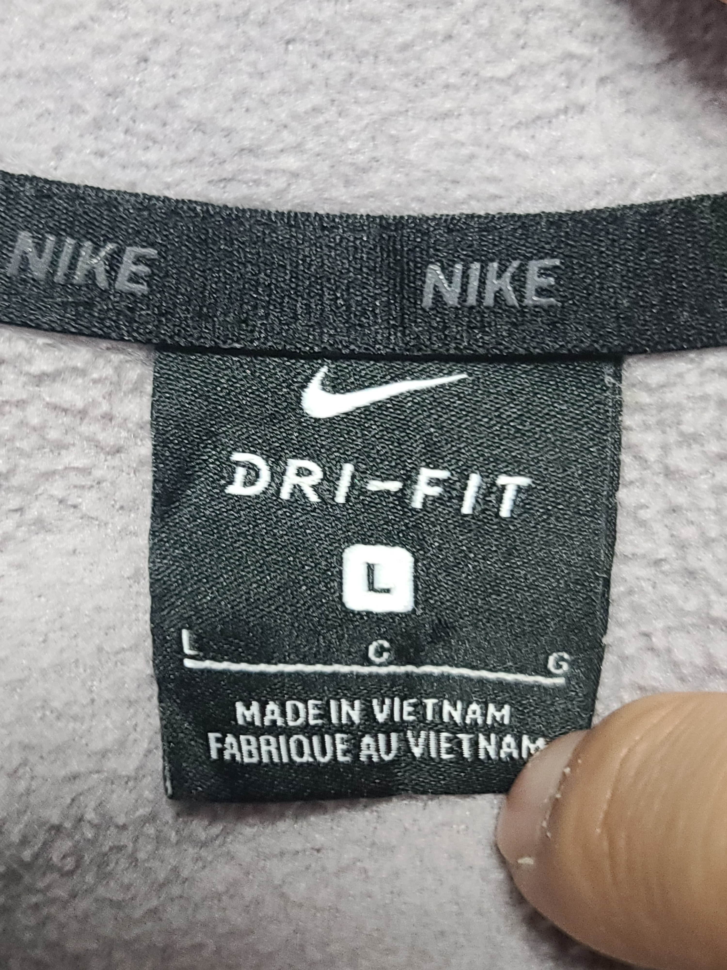 [중고] 나이키 nike L dri fit polyester hood t shirt hoodie 써마 쉬원 드라이핏 폴리 후드티 구제 빈티지 세컨핸즈 vintage : pryout... 