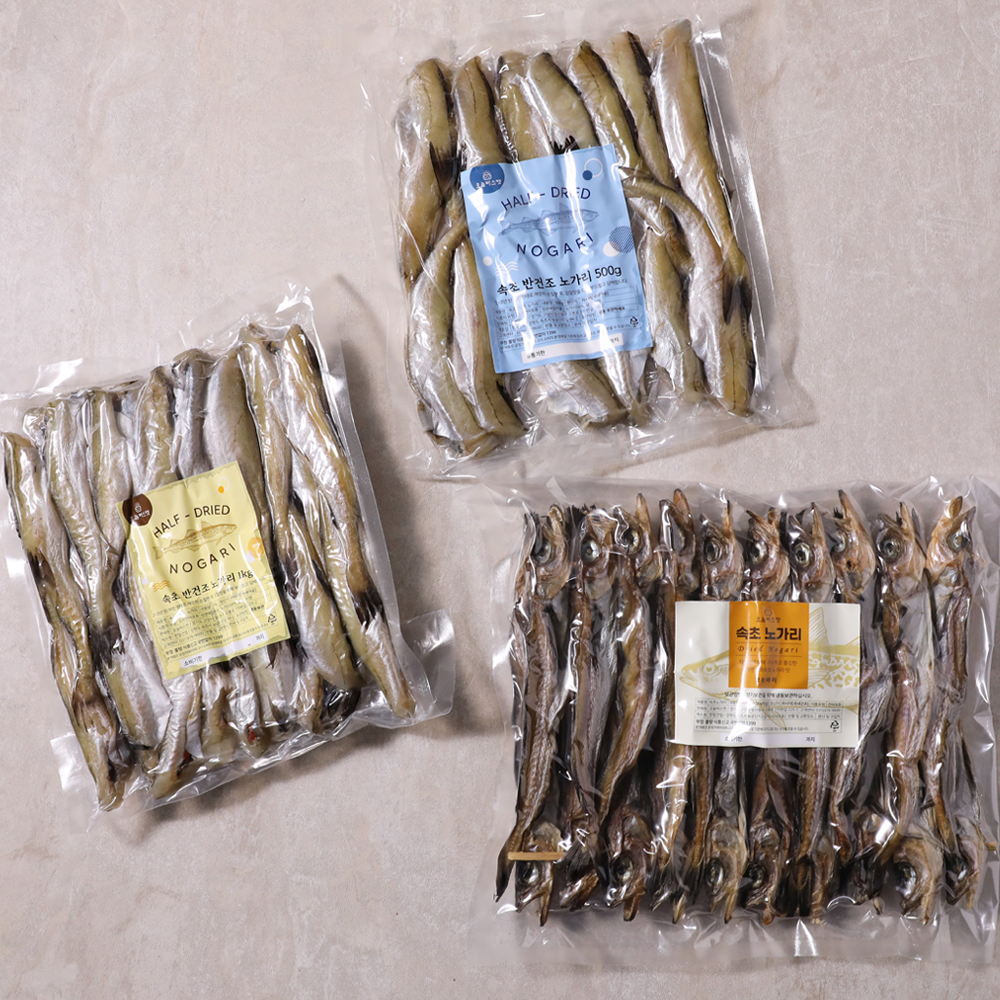 반건조 노가리 500g 1kg 속초 촉촉 두절 손질 : 로컬리데이