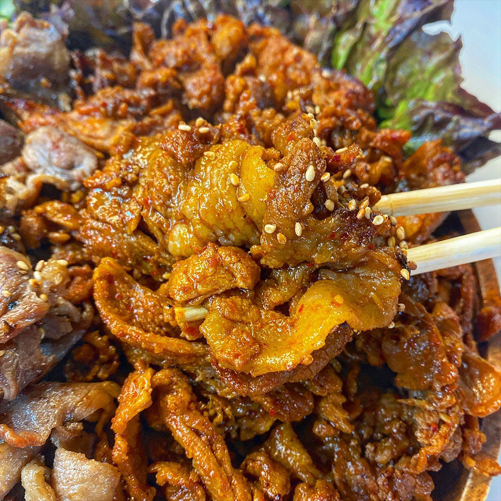 대구 북성로 연탄불고기 직화 석쇠 불고기 1kg 업소용 : 쿠자맘찬