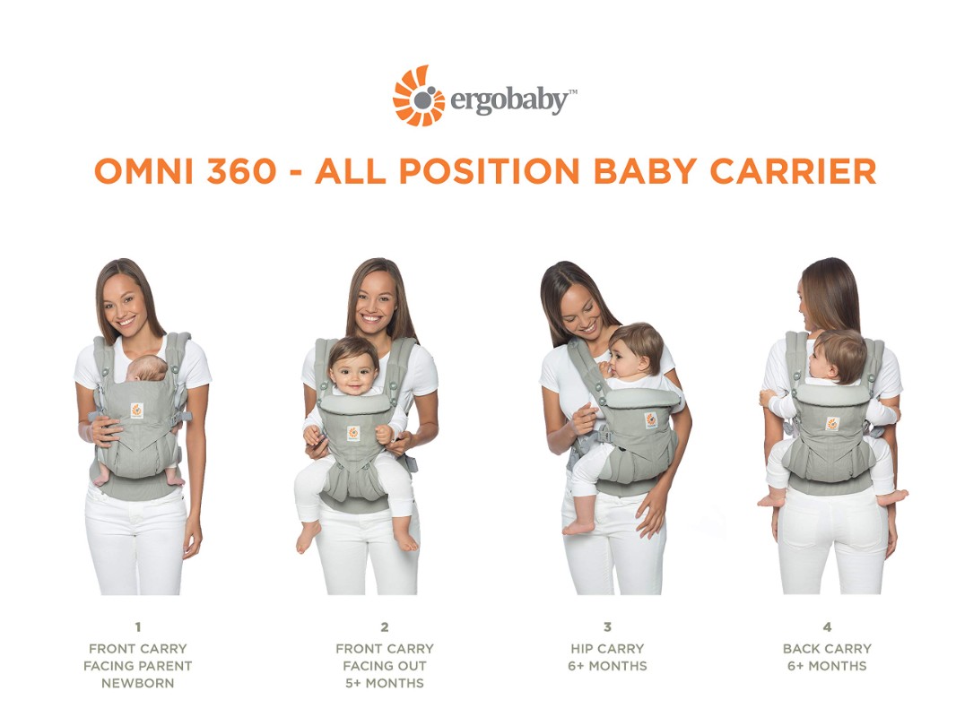 에르고베이비 옴니 360 쿨에어 아기띠 (7-45Lb) 컬러옵션 선택 : Shop in Jamie