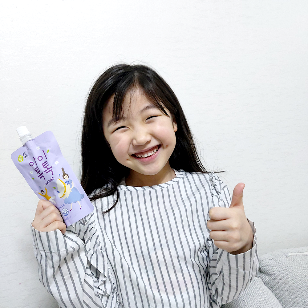 찬이네과수원 아이톡톡 도라지배즙 스파우트 120ml 30포 순수100% 착즙주스 : 찬이네과수원