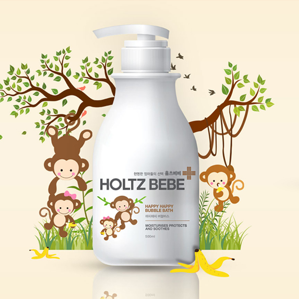 홀츠베베 베이비 아기 유아 거품 목욕 버블 바스  500ml 샴푸 샤워 올인원 : 홀츠베베