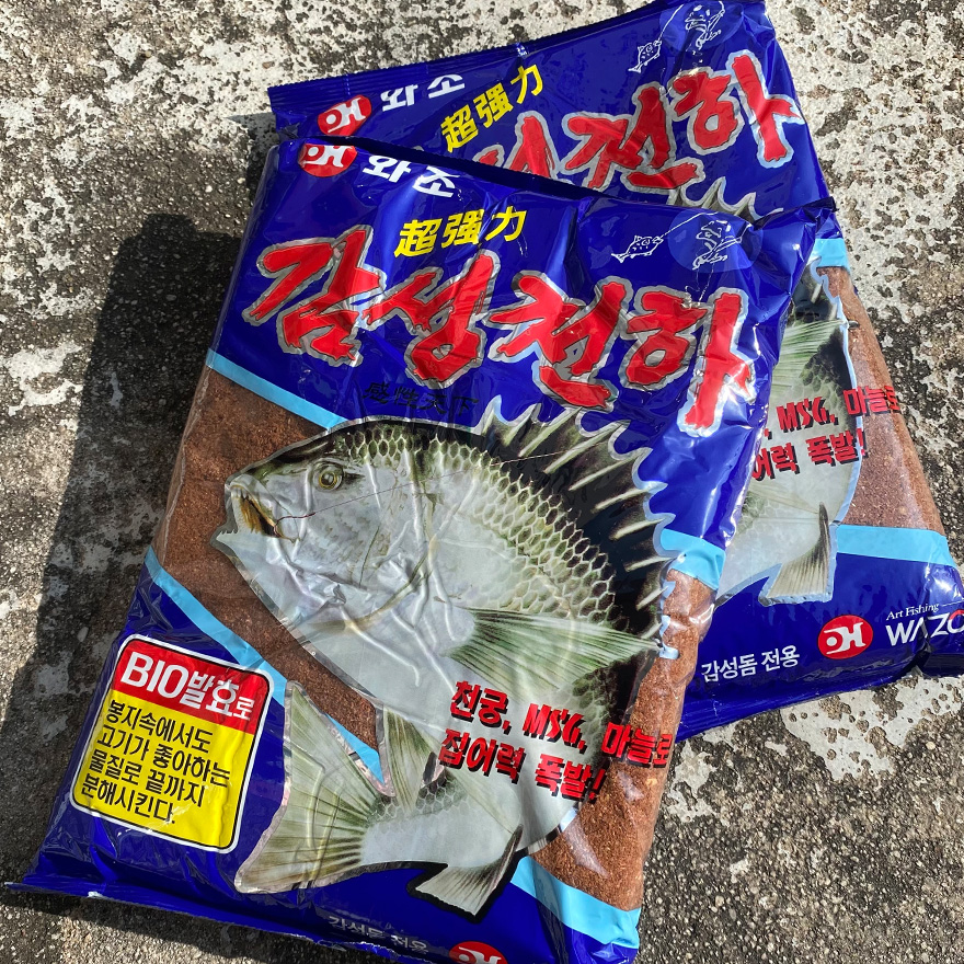 와조 감성천하 감성돔밑밥 파우더 감성돔낚시 1.9kg : 피싱걸즈