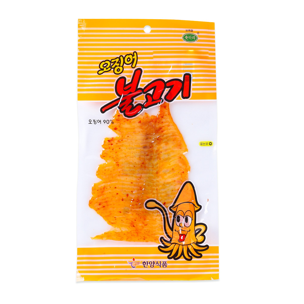집에서 간단 맥주 술 안주 회사 사무실 간식 한양식품 오징어불고기 50g : 달다구리마트