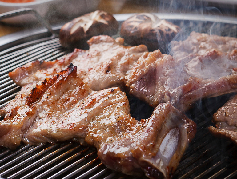 미소그릴 한돈 양념 갈비 4kg 대용량 밀키트 구이용 택배 : 미소그릴