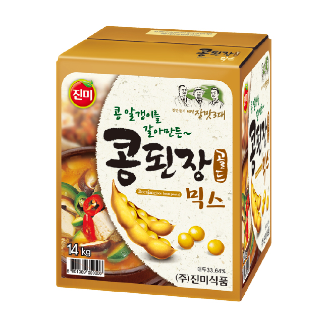 진미 콩된장 골드 믹스 14kg 재래식 업소용 한식 : 친절한정자씨