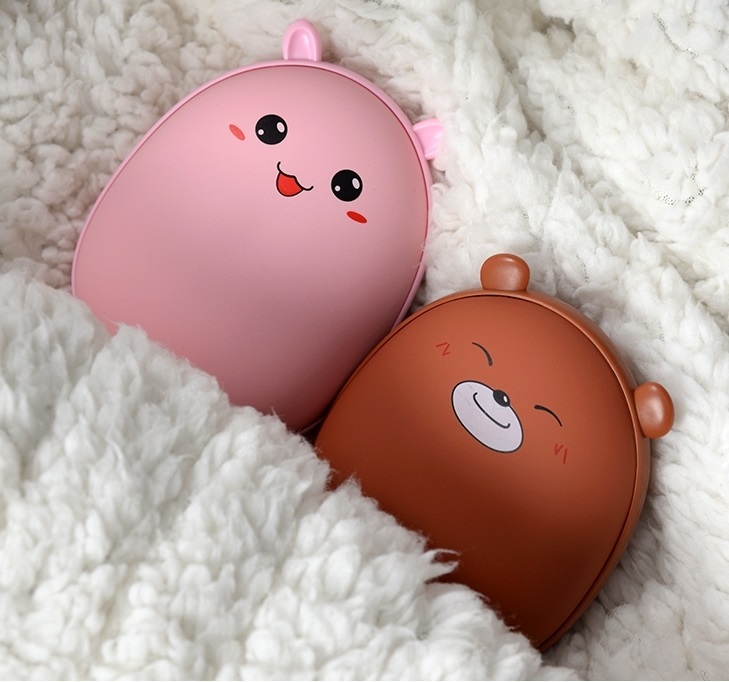 충전식 손난로 보조배터리 휴대용 전기 전자핫팩 온열 곰돌이 : 놀고 먹는 구름만물상