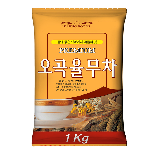 대호 프리미엄 오곡율무차 1kg 자판기용 국산차 곡물차 : 더커피 주식회사
