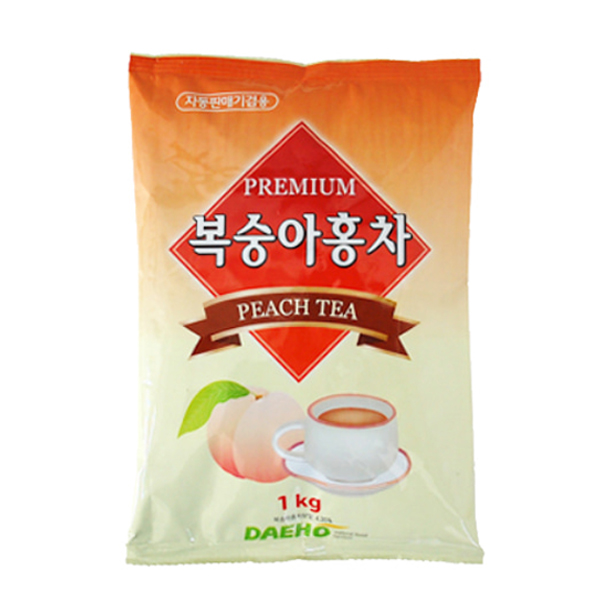 대호 복숭아홍차 1kg 자판기 에이드 분말 : 더커피 주식회사