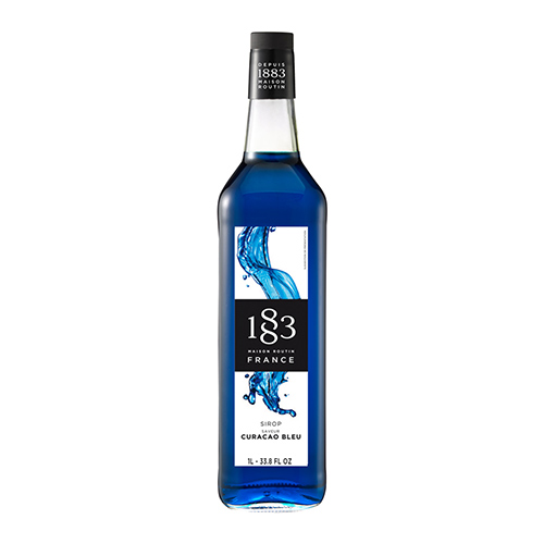 1883 블루큐라소 시럽 1000ml 에이드 홈카페 커피 카페 칵테일 : 투고팩