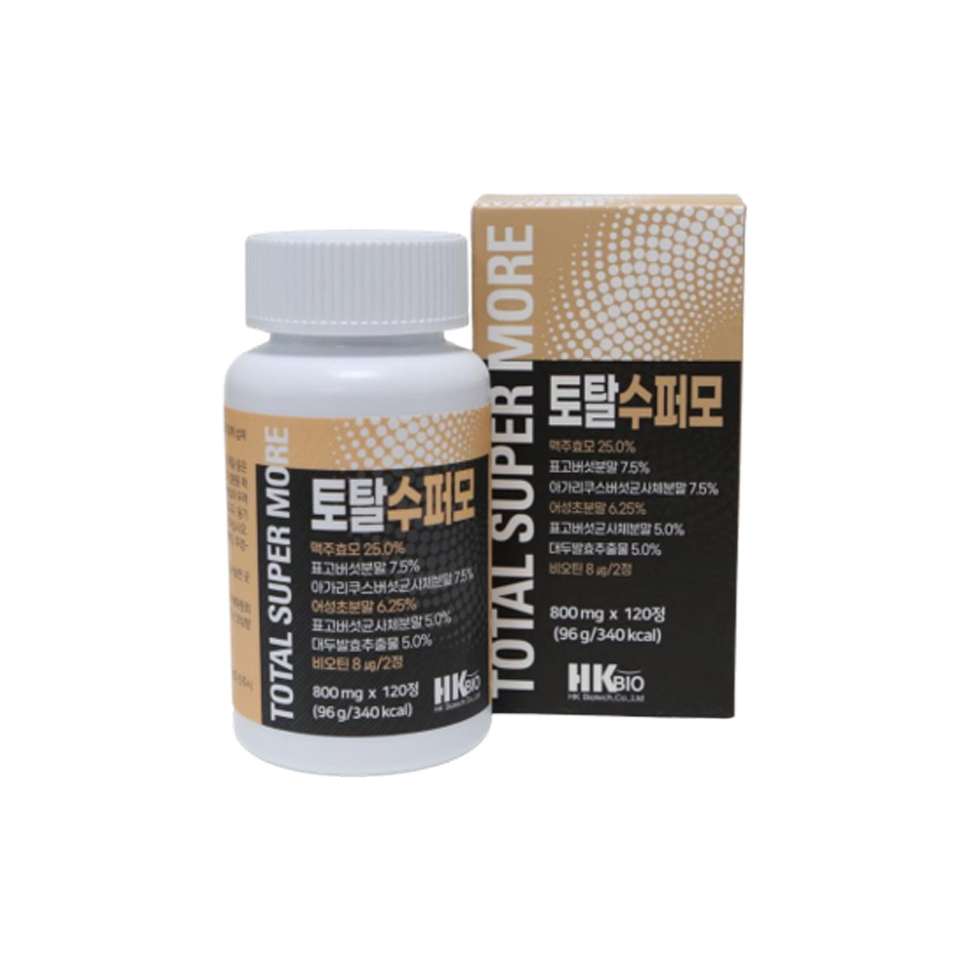 HK바이오텍 토탈수퍼모 800mg x 120정 : 다원24