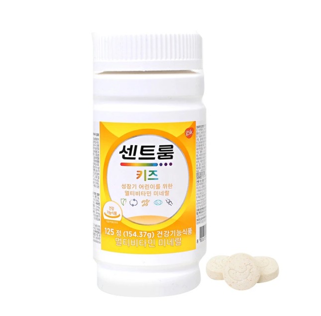 센트룸 멀티비타민 125정 - 포 키즈 어린이비타민 : 대성한몰