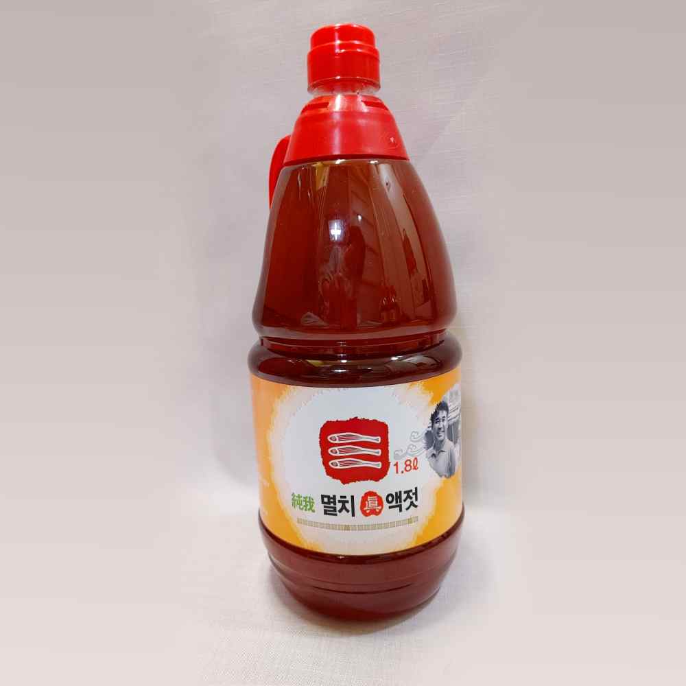 국산멸치 천일염 어육함량 높고 염도 낮은 젓갈 꿀색 남해멸치진액젓 1.8L : 안다원