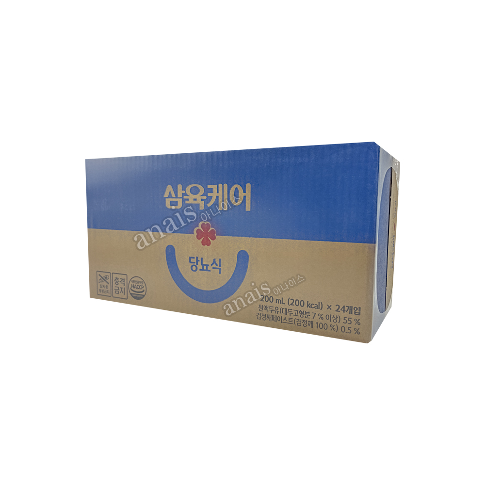 삼육케어 당뇨식 200ml x 24팩 x 1박스 (유통기한23.05.10) : 주식회사 아나이스