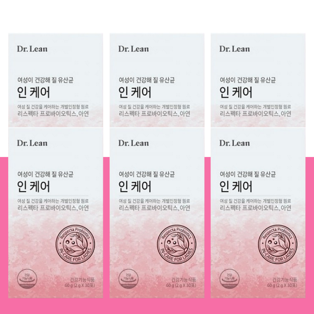 닥터린 인케어 30포x6박스 질건강유산균 리스펙타 : The 건강