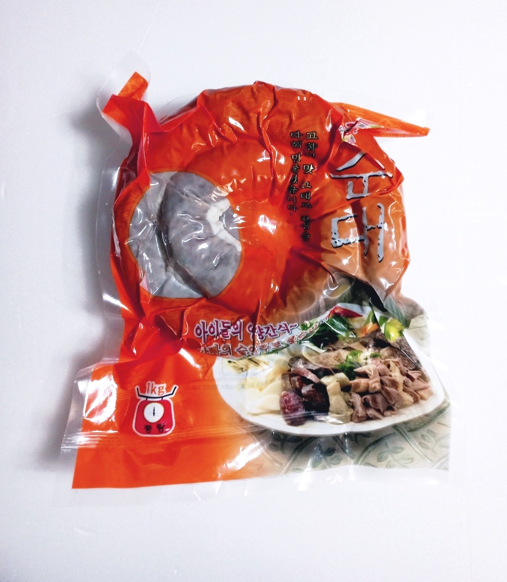 순대속애(愛) 찰순대1kg / 땡초순대 1kg / 고기순대1kg : 큰길푸드