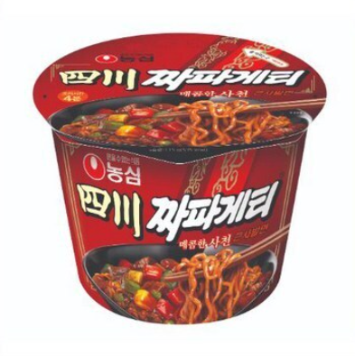 농심 사천요리 짜파게티 큰사발 115g x 16개 : 제이더블유 슈퍼마켓