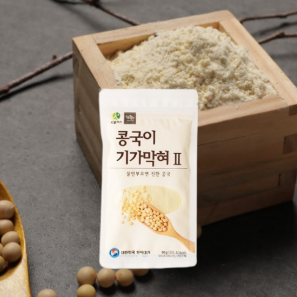 초림단지묵 콩국이기가막혀 콩국수가루 생 콩가루 90g x5개 : 더블레스웰빙