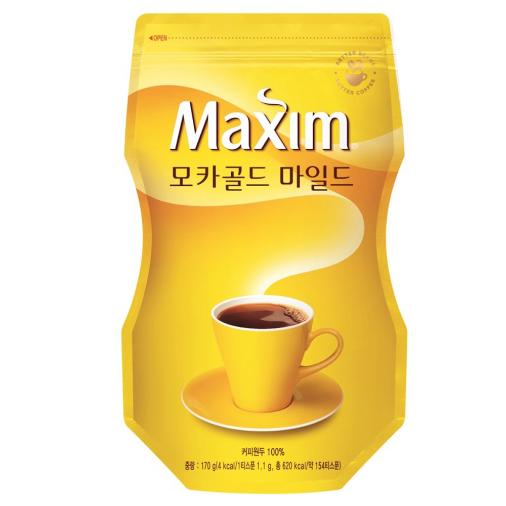 맥심 모카골드 리필용 커피 170g x 12개 : 대화유통몰