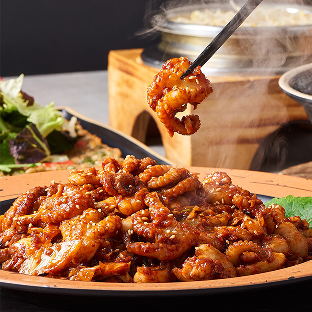 산중식당 불쭈꾸미 곤드레나물 밀키트 세트, 바싹불고기 언양식 불고기 간편식 밀키트 : 산중식당