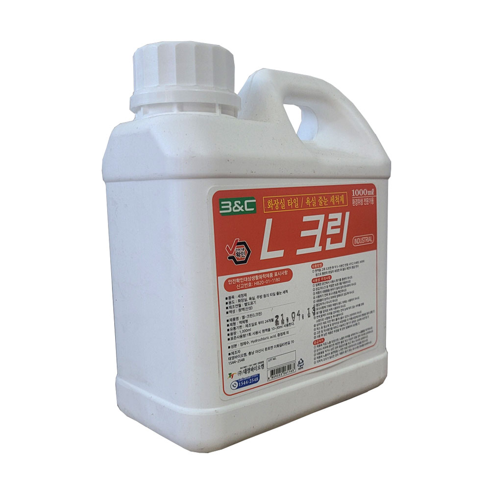 (태영바이오켐)L-크린1000ml 화장실타일욕실줄눈세척제 : 종합코리아몰