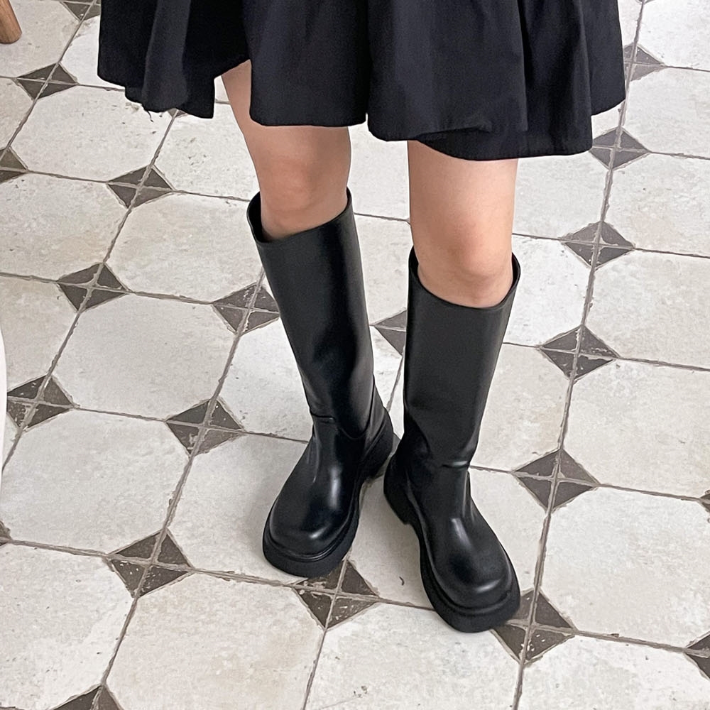 오브디 미들부츠 4.5cm : 또각슈
