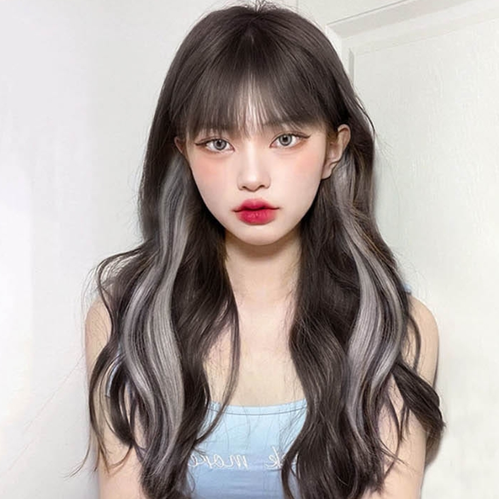 덧가발 반가발 미용가발 금발 헤어피스 셀프붙임머리 옴브레 : 라핀애 마켓