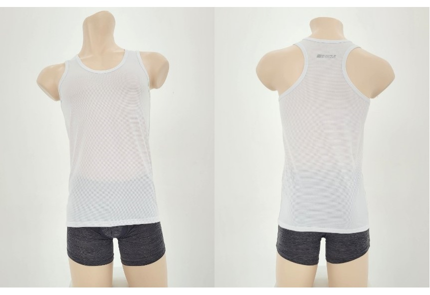 남자 기능성런닝 에어로쿨 스포츠런닝 머슬 민소매 헬스 운동 나시 땀흡수 러닝구 : 진영아