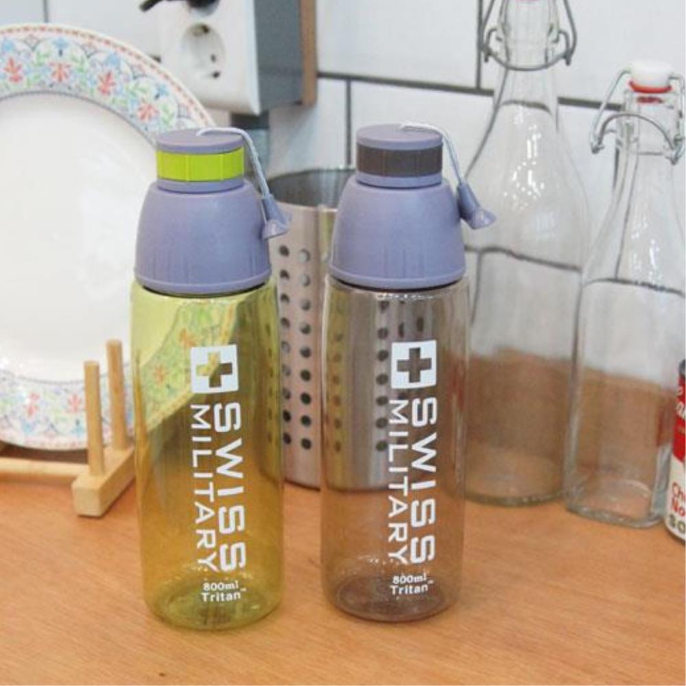 800ml 트라이탄보틀 하루 물통 산책 텀블러 운동 음료 물병 자전거 스포츠 헬스 워터 : 이지파파