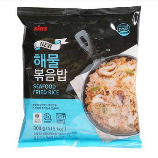 시아스 해물볶음밥 300g/시아스 즉석조리식품 간편식사대용 : 판매마당