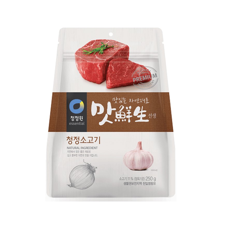 청정원 맛선생 청정소고기 250gX3개 : K-Black Shop