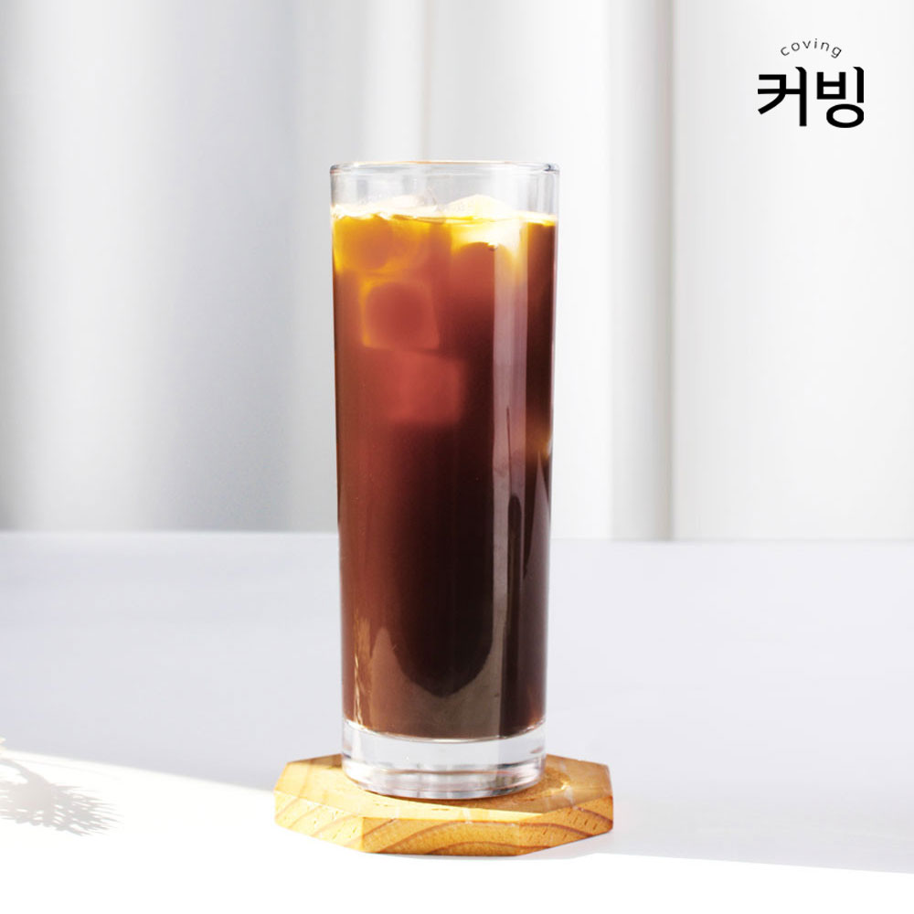 홈카페 내열 아이스 에이드 하이볼 롱 커피잔 아메리카노 맥주 슬림 일자 유리컵 280ml : 소울빈
