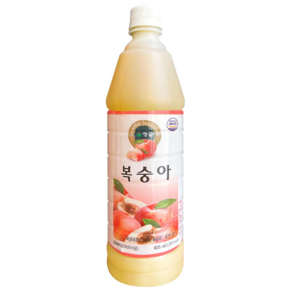 복숭아 원액 835ML 청솔 : 리바이 마켓