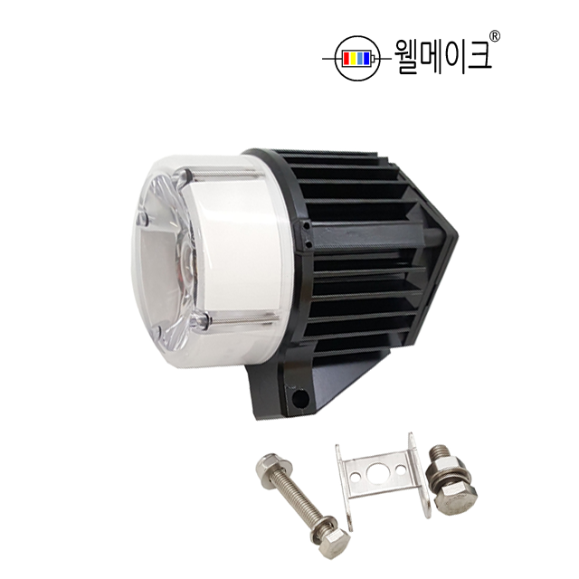 국산 70W 와이엘 집어등/작업등 갈치 갑오징어 오징어 낚시 루어 LED 무늬 30도 : 웰메이크