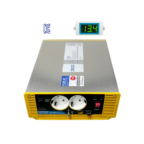 캠핑용 다르다인버터 DK123000 12V 3000W 3KW 25년 신제품 순수정현파 차량용인버터 : 파워텍