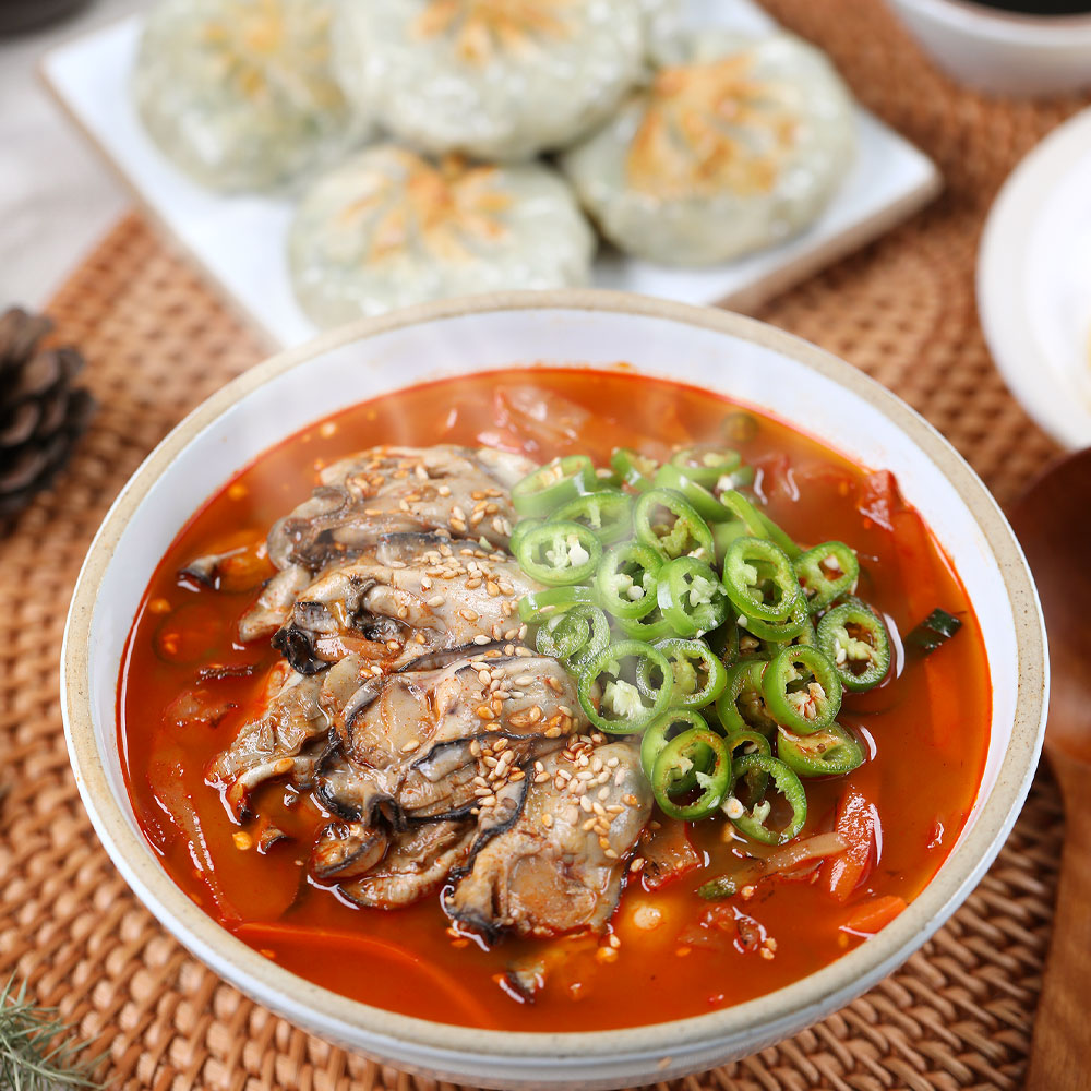 셰프애찬 통영굴 짬뽕탕 800g 1개 : 셰프애찬