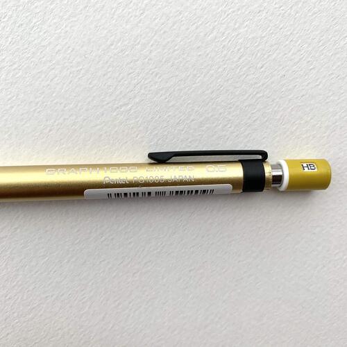 [국내배송]펜텔 그래프1000 샤프 키테라 한정판 0.5mm 골드 : 고829