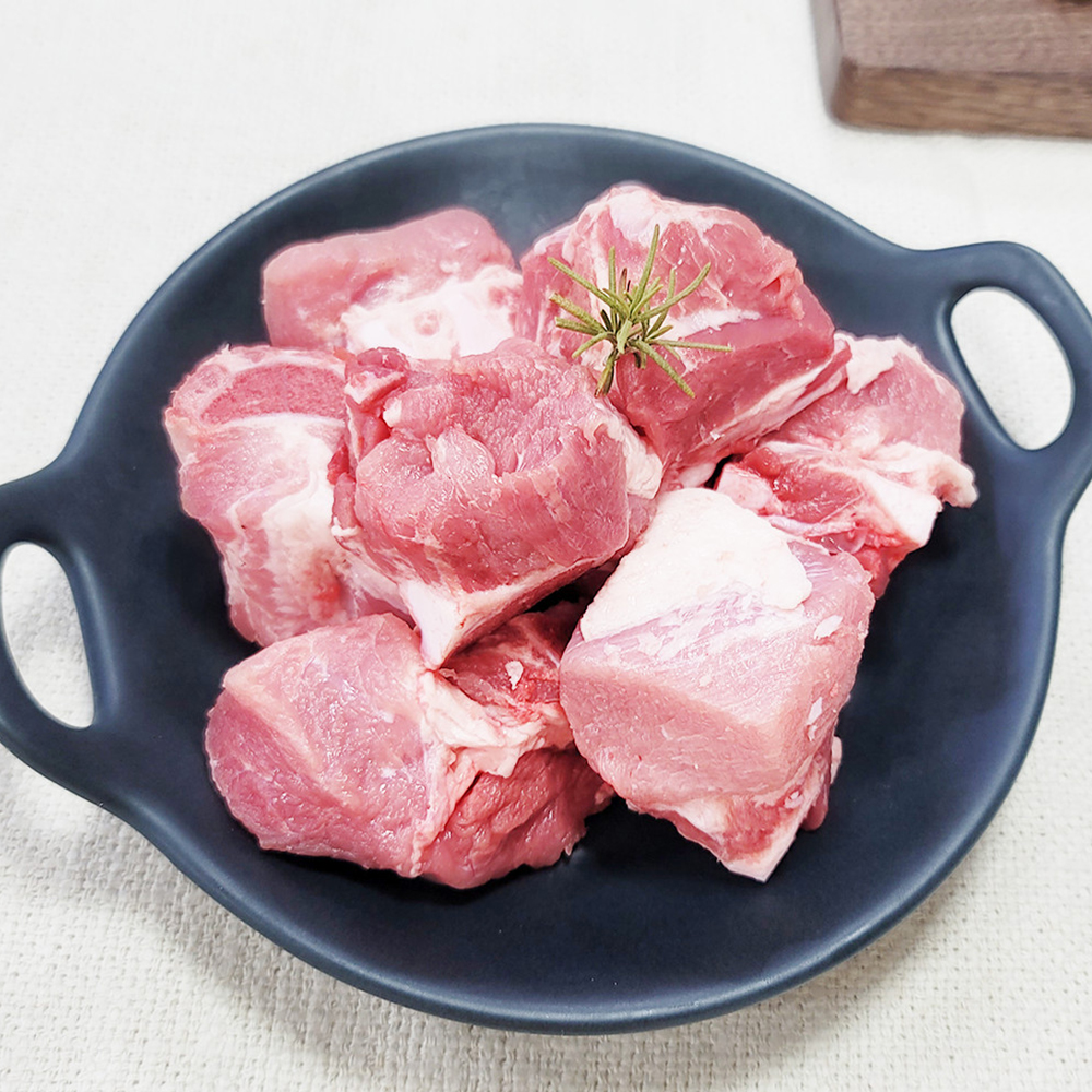 한돈 돼지고기 돼지갈비 생갈비 찜용 갈비찜 1kg(500gx2ea) 우시산한돈 냉장 : 더예쁜한우