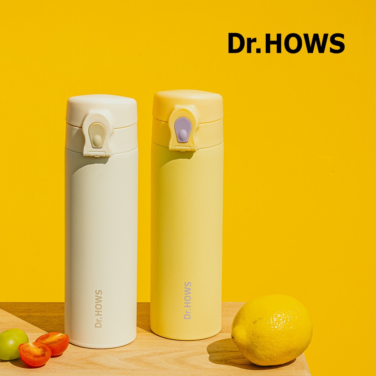 닥터하우스 아띠 원터치 보온병 350ML : 닥터하우스
