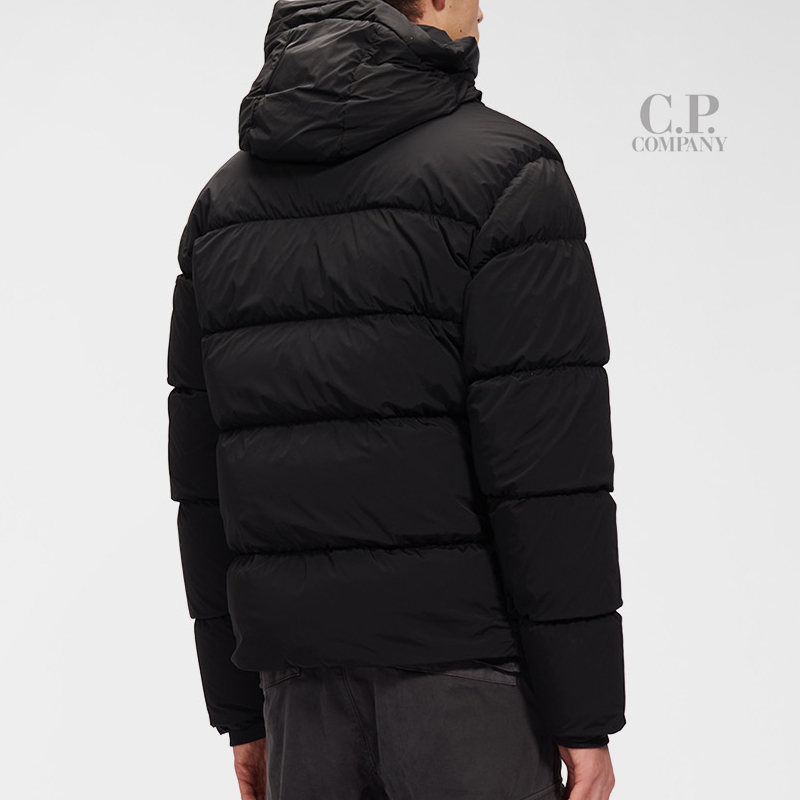CP컴퍼니 22FW NYCRA-R 고글 다운 패딩 점퍼 BK : SOMETHING4U