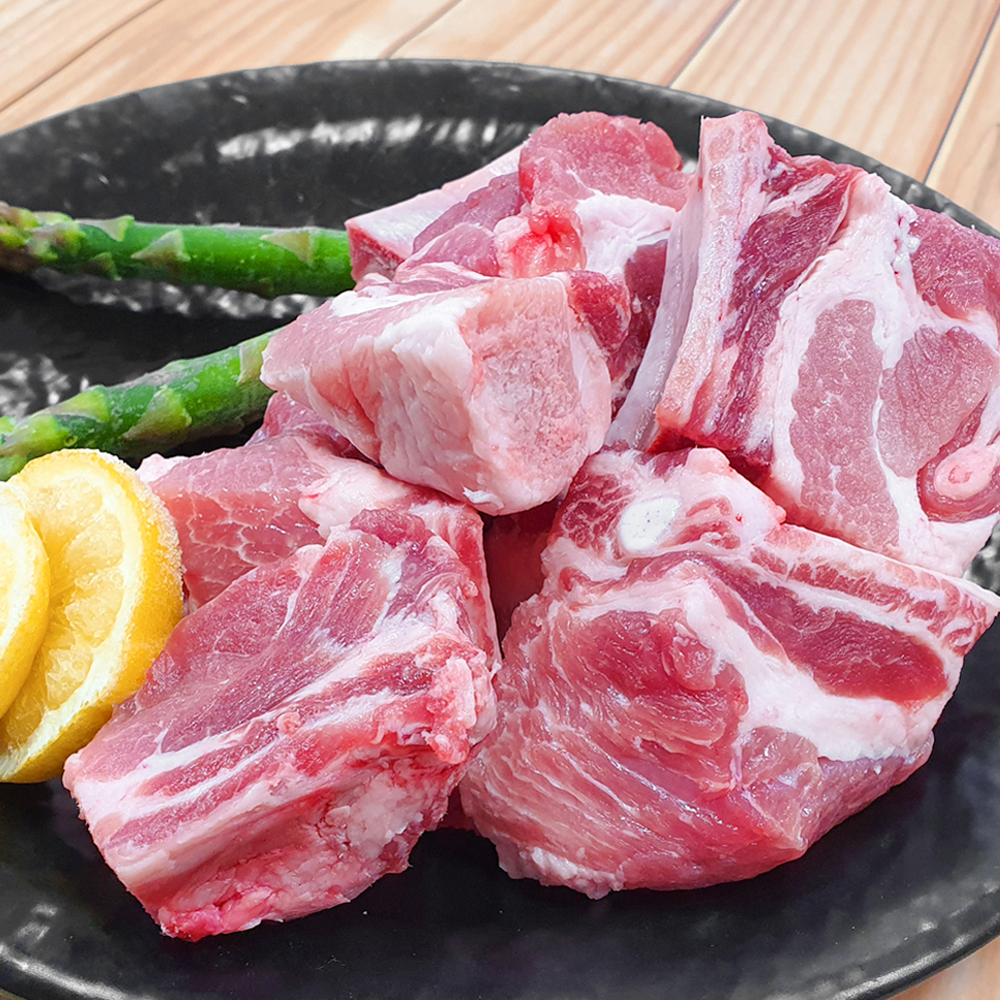 국내산 한돈 돼지 생갈비 돼지 갈비 찜용 찜갈비 1kg(500gx2ea) 우시산한돈 냉장 : 한성미트뱅크