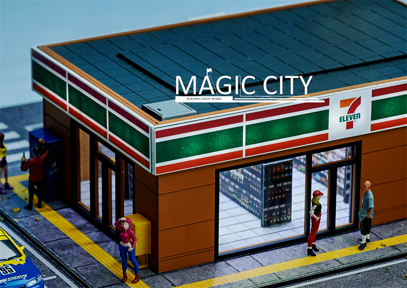 1:64 Magic City 매직시티  7-eleven 세븐일레븐 편의점 디오라마 : 소다망고샵