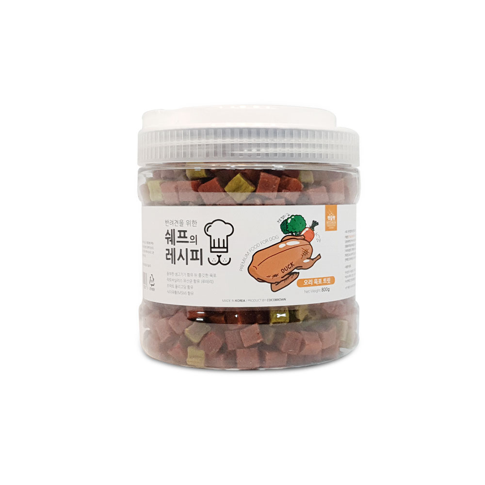 펫슐랭 쉐프의레시피 져키 오리고기, 800g, 1개 : 펫트리츠