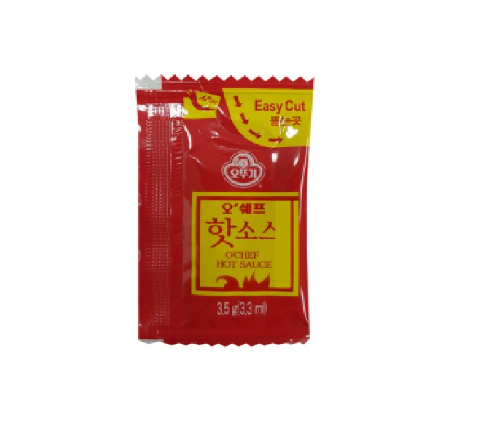 오뚜기 오쉐프 일회용 핫소스 3.5g : 식자재민족