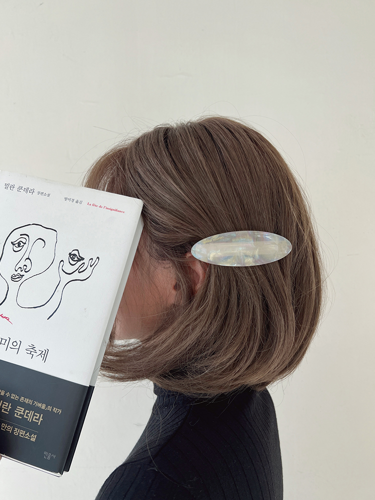 프랑스핀 플랫 라운드 포인트 반묶음 자동핀 : 릴리타이거