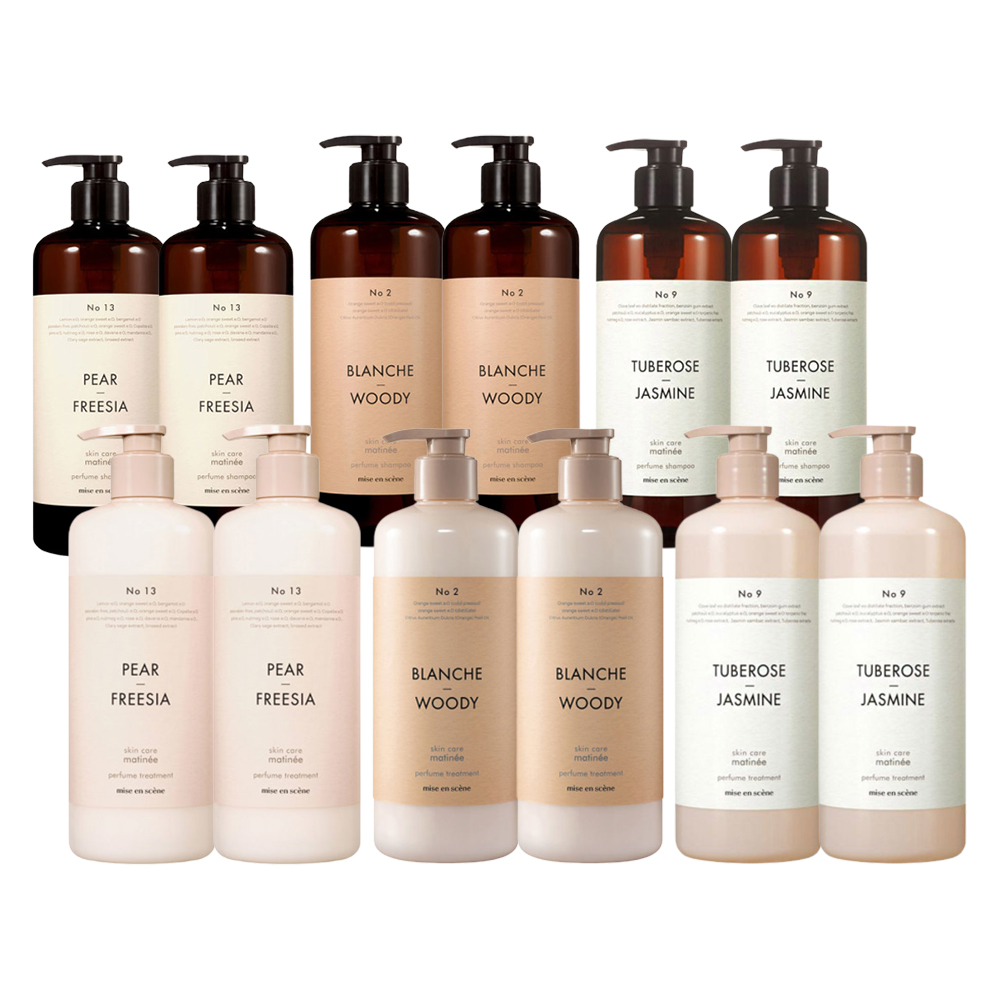 미쟝센 스킨케어 퍼퓸 샴푸 트리트먼트 900ml 2개 페어엔프리지아 블랑쉬엔우디 튜베로즈 : 아일랜드퍼블릭